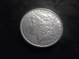 lot 27 image: 1885 Morgan Silver Dollar