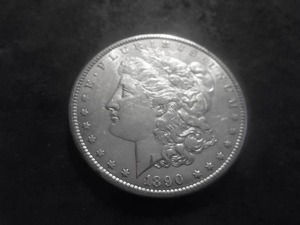 lot 44 image: 1890 S Morgan Silver Dollar