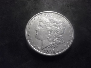 lot 45 image: 1891 Morgan Silver Dollar