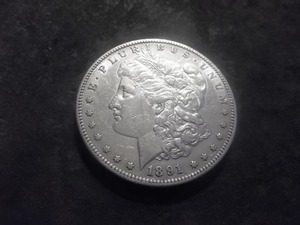 lot 47 image: 1891 S Morgan Silver Dollar