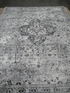 lot 12 image: Gertmenian & Sons Brio Talia Gray Cream 7 ft. 10 in. x 10 ft. Abstract Indoor Area Rug