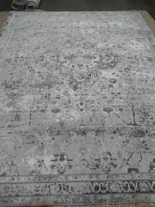 lot 21 image: Gertmenian & Sons Brio Talia Gray Cream 7 ft. 10 in. x 10 ft. Abstract Indoor Area Rug