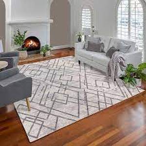 lot 23 image: Brio Area Rug, Kenton Gray 7 ft. 10 in. x 10 ft.
