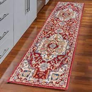 lot 33 image: Henley Runner, Sempre Red 2 ft. 2 in. x 8 ft.