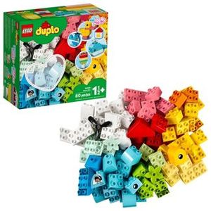 lot 22 image: New - LEGO DUPLO Classic Heart Box Bricks Toy for Toddlers 10909