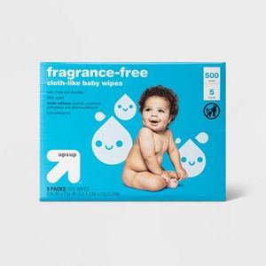 lot 24 image: New - Fragrance-Free Baby Wipes - Up & Up - 5 pk 500ct Total