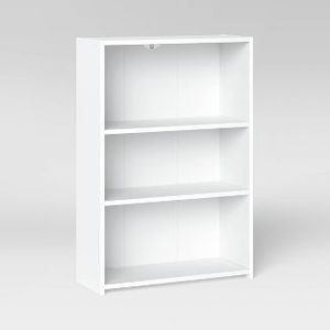 lot 112 image: 3 Shelf Bookcase - Room Essentials