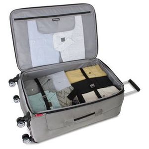 lot 97 image: SWISSGEAR Zurich Softside Large Checked Suitcase MSRP $149.99