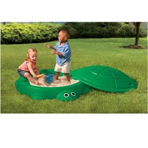 lot 106 image: Little Tikes Turtle Sandbox - Green