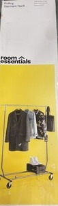 lot 28 image: Rolling Garment Rack Room Essentials Garment Rack