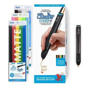lot 51 image: 3Doodler Create 3D Printing Pen Set  Onyx Black ((MSRP $79.99))