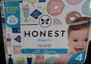lot 104 image: The Honest Company Clean Conscious Disposable Diapers
