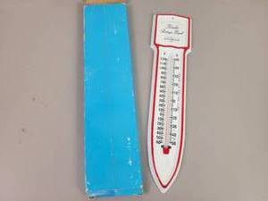lot 49 image: Vintage NOS Thermometer Titonka Savings Bank Titonka, IA