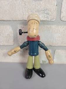 lot 162 image: 1930s JAYMAR Wood Articulated Popeye Doll