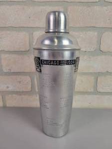 lot 182 image: 1934 Chicago Worlds Fair Aluminum Cocktail Shaker
