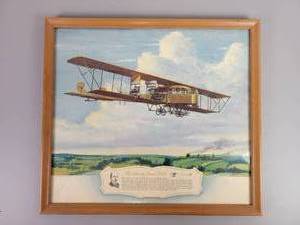 lot 213 image: Vintage Charles H. Hubbell Framed Print The Sikorsky Grand - 1913
