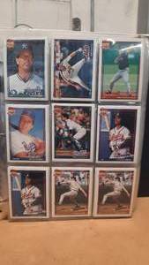 1991 Topps Baseball - Bo Jackson and A few other stars but mostly commons