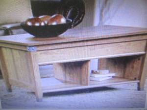Sauder Carson Forge Lift-Top Coffee...