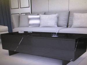 Living Room Rectangle High Gloss Co...