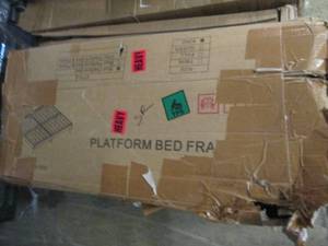 blue platform bed frame king open b...