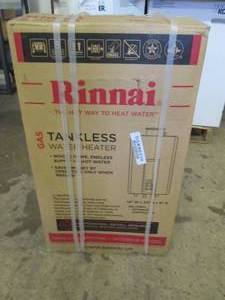 Rinnai 15 Inch Wide 9.8 Gallon Per Minute Indoor Tankless Water Heater