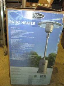 fire sense patio heater open box ...