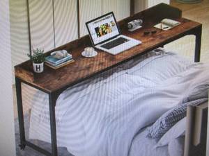 Tribesigns Overbed Table with Wheel...