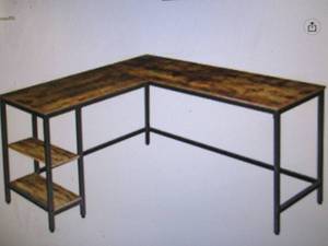 HOBRO L-Shaped Computer Desk, Indus...
