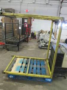 58 inch x 40 inch metal cart missin...