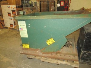 1 cubic yard metal dumpster  please...