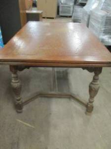 wood table with 62 inches x 40 inch...