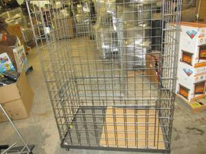 metal cage on wheels 31x47x66 ...