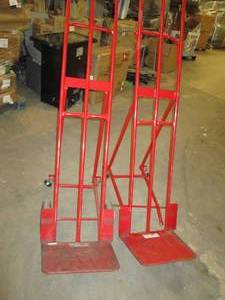 2 red carts both need to be welded ...