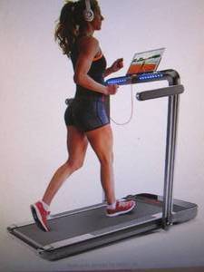 FLYLINKTECH 2 in 1 Folding Treadmil...