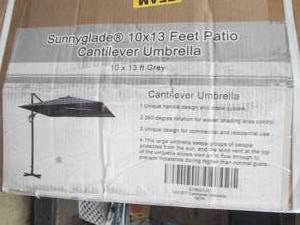 sunny glade 10 x 13 foot grey patio...