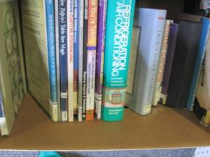 box of vintage books ...