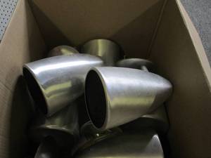 6 metal light fixtures ...