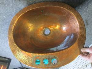copper sink 17 inch x 20 inch ...