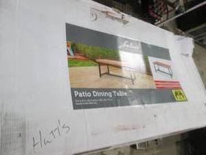 belair patio dining table open box ...