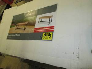 belair patio dining table open box ...