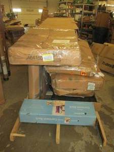 pallet of items that need work or a...