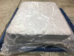lot 7 image: Brand New Sealy Retford Medium Firm Queen Pillow Top Mattress