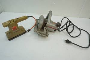 lot 33 image: Zephyr saw, black decker sander