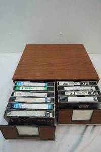 lot 37 image: VHS movies. Case