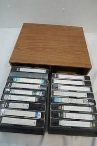 lot 38 image: VHS movies. Case