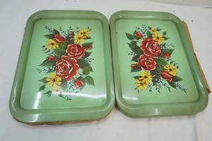 lot 56 image: vintage trays