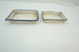lot 110 image: enamel pans
