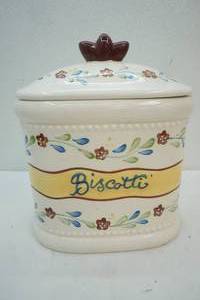 lot 151 image: Biscotti jar