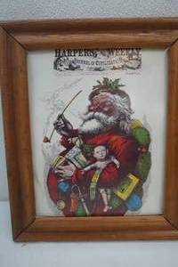 lot 165 image: Harpers Weekly Santa picture