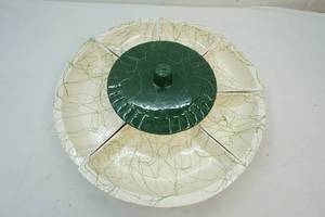 lot 182 image: lazy Susan with relish service